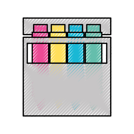 combine color palette icon vector illustration design graphicのイラスト素材