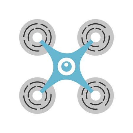 drone flying technology icon vector illustration designのイラスト素材