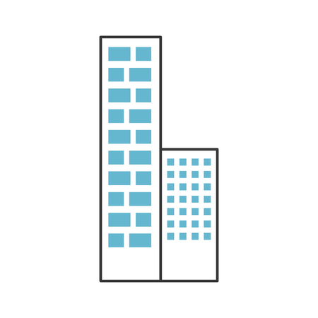 buildings cityscape scene icon vector illustration designのイラスト素材