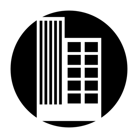 buildings cityscape scene icon vector illustration designのイラスト素材