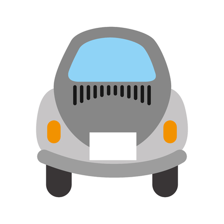Rear of car icon vector illustration designのイラスト素材