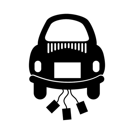 Car of newlyweds icon vector illustration designのイラスト素材