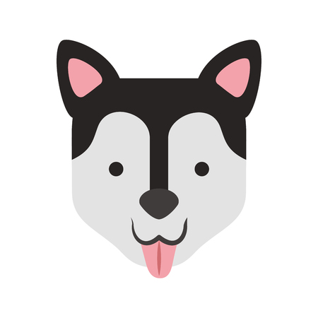 cute dog mascot icon vector illustration designのイラスト素材