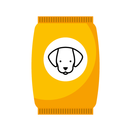 mascot food bag icon vector illustration designのイラスト素材