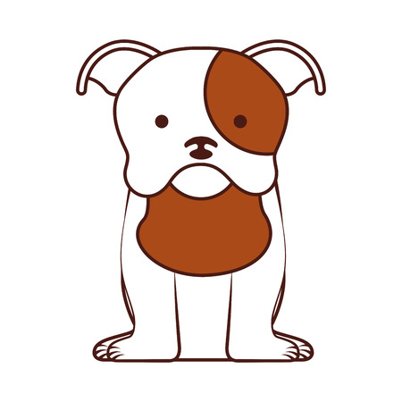 cute dog mascot icon vector illustration designのイラスト素材