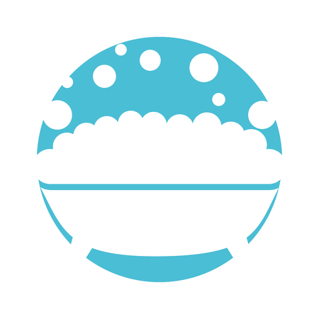 Tub with foam icon vector illustration designのイラスト素材
