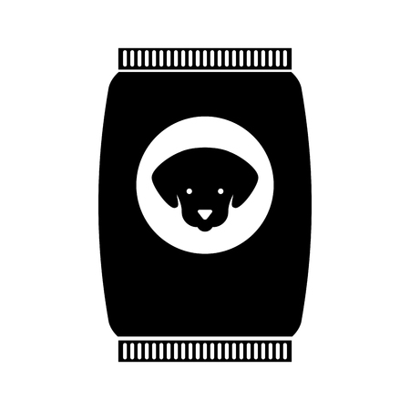 mascot food bag icon vector illustration designのイラスト素材