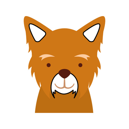 cute dog mascot icon vector illustration designのイラスト素材