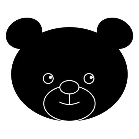 cute and tender bear vector illustration designのイラスト素材