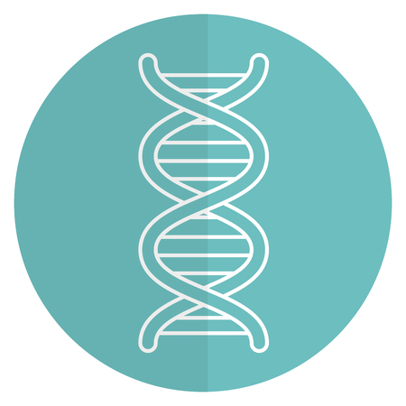 dna molecule isolated icon vector illustration designのイラスト素材