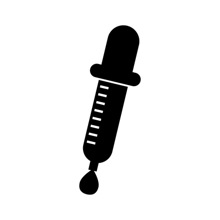 dropper medical isolated icon vector illustration designのイラスト素材