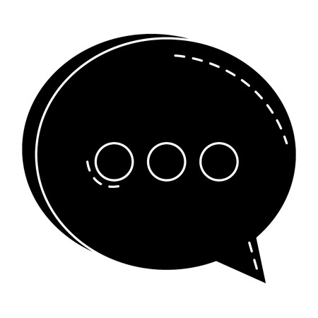 speech bubble message icon vector illustration designのイラスト素材