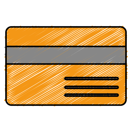 credit card isolated icon vector illustration designのイラスト素材