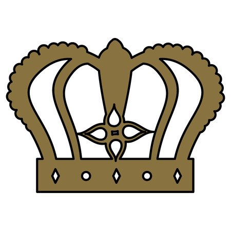 queen crown isolated icon vector illustration designのイラスト素材