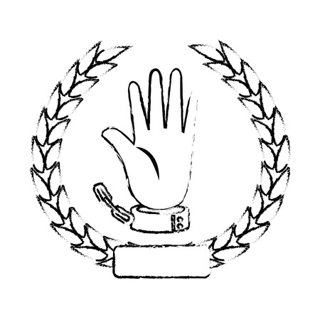 Chain of slavery icon vector illustration graphic designのイラスト素材