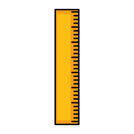 ruler icon over white background vector illustrationのイラスト素材