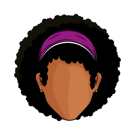 retro woman icon over white background colorful design vector illustrationのイラスト素材