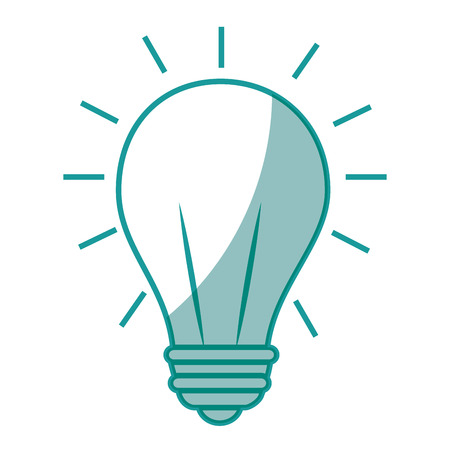 isolated light bulb icon vector illustration graphic designのイラスト素材