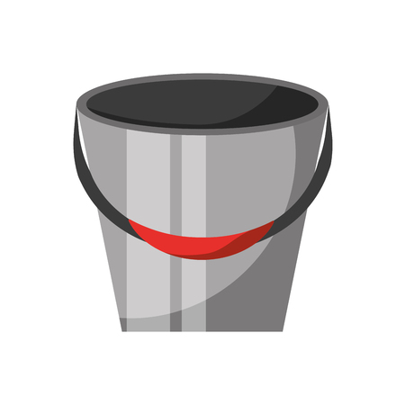 Fishing bucket isolated icon vector illustration designのイラスト素材