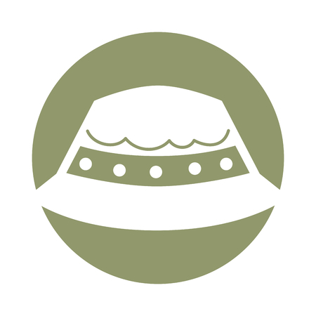 fisher hat isolated icon vector illustration designのイラスト素材