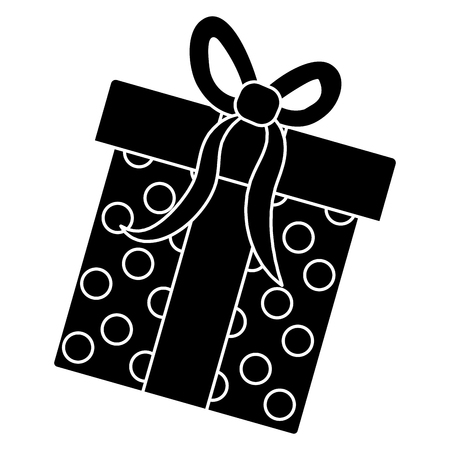 gift box present icon vector illustration designのイラスト素材