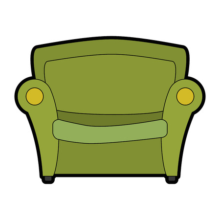couch seat furnitureのイラスト素材
