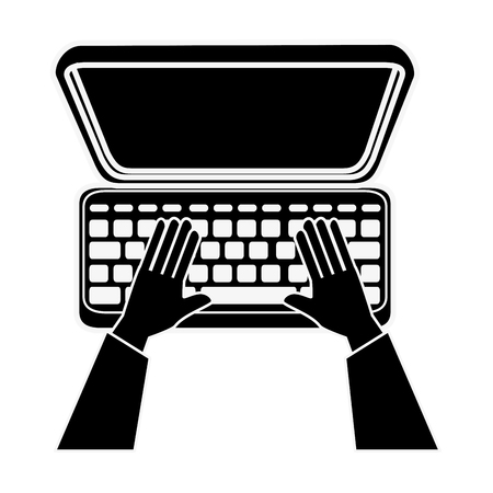 laptop computer iconのイラスト素材
