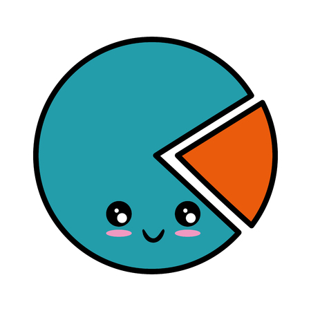 document with Statistical graphsのイラスト素材