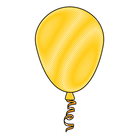 Cute party balloonのイラスト素材