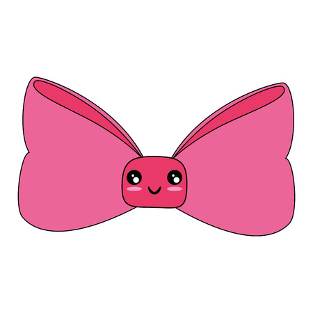 isolated cute ribbon icon vector illustration graphic designのイラスト素材