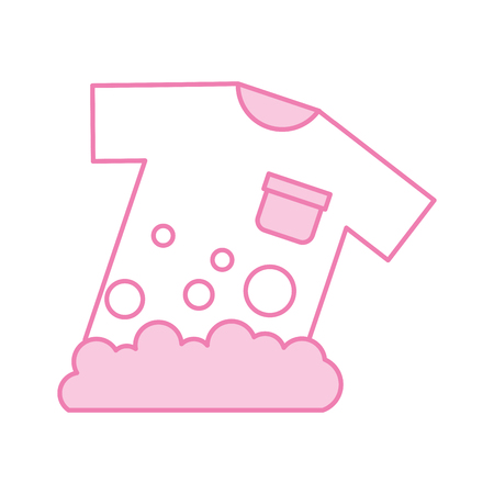 Laundry garments washing icon vector illustration designのイラスト素材
