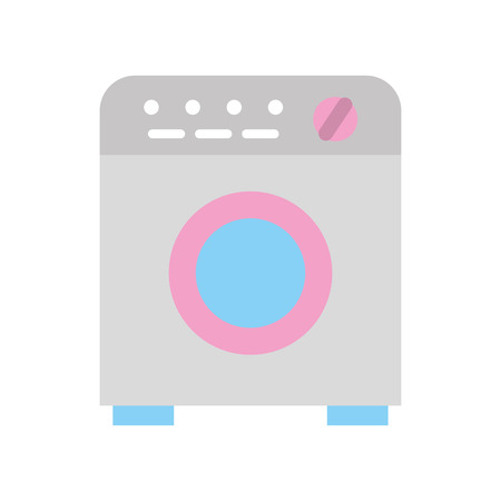 wash machine isolated icon vector illustration designのイラスト素材