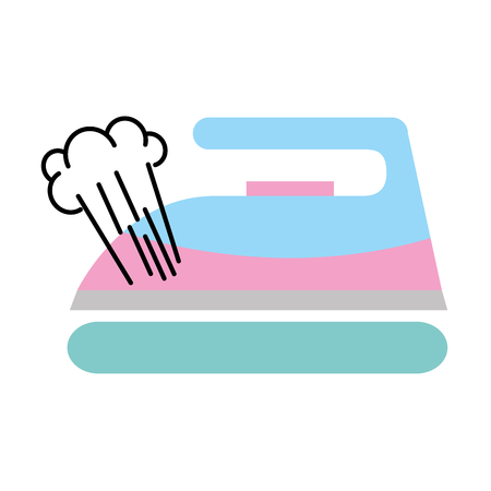 iron clothes isolated icon vector illustration designのイラスト素材