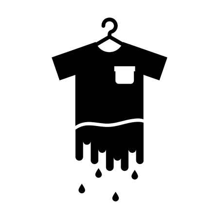 Laundry garments washing icon vector illustration designのイラスト素材