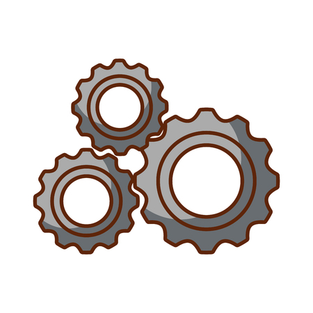 gears machine isolated icon vector illustration designのイラスト素材