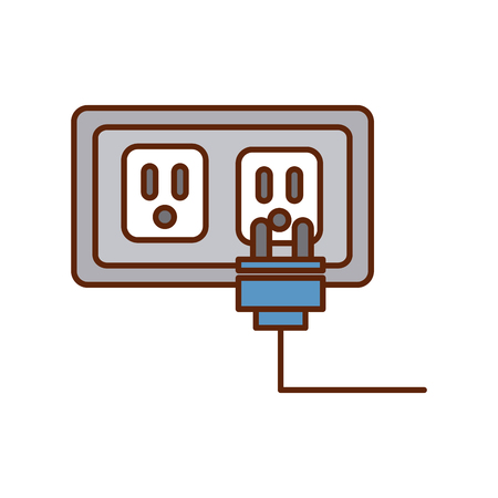 wire cable connector icon vector illustration designのイラスト素材