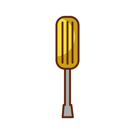screwdriver tool isolated icon vector illustration designのイラスト素材