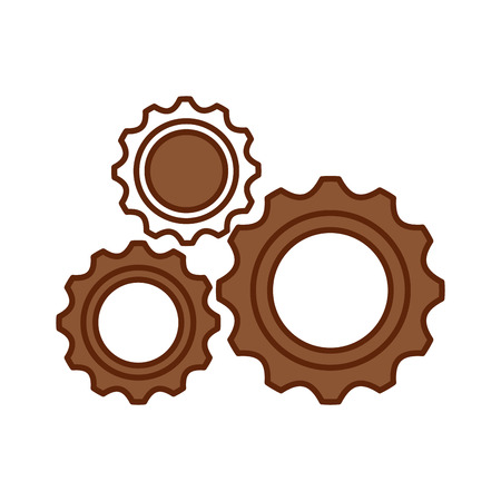 gears machine isolated icon vector illustration designのイラスト素材
