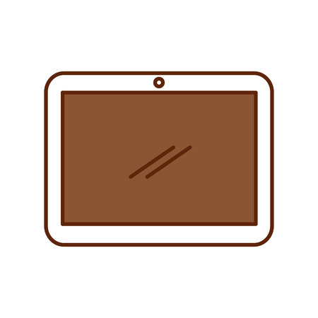 tablet device isolated icon vector illustration designのイラスト素材