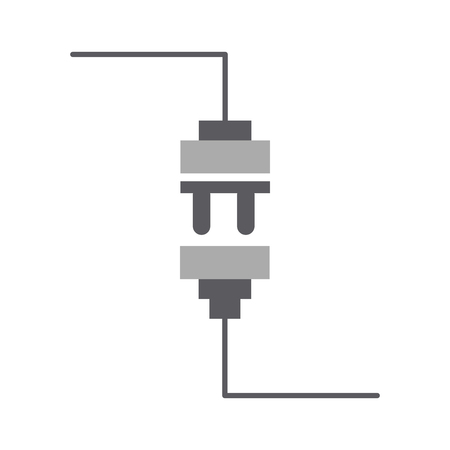 wire cable connector icon vector illustration designのイラスト素材
