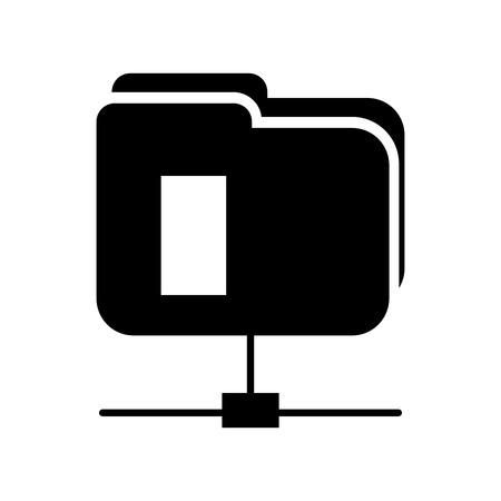 folder document isolated icon vector illustration designのイラスト素材