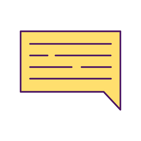 Speech bubble isolated icon vector illustration designのイラスト素材