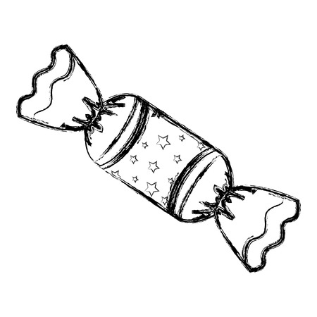 sweet candy isolated icon vector illustration designのイラスト素材