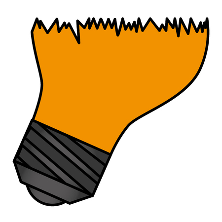 bulb light broken icon vector illustration designのイラスト素材