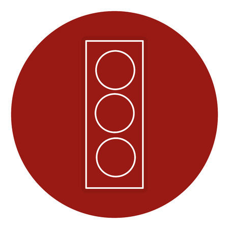 traffic light sign icon vector illustration designのイラスト素材