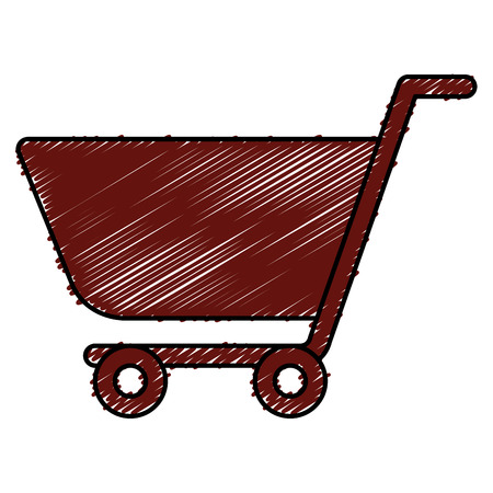 shopping cart isolated icon vector illustration designのイラスト素材
