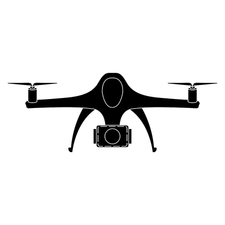 drone flying technology icon vector illustration designのイラスト素材