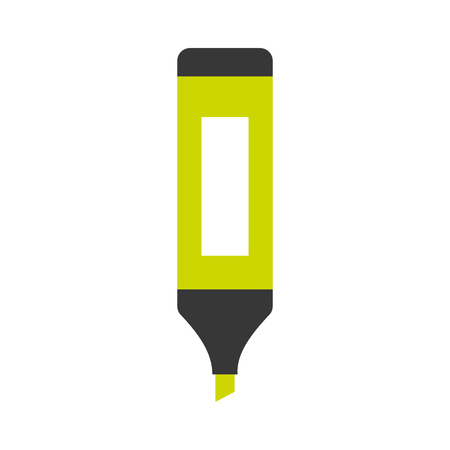 highlighter pen isolated icon vector illustration designのイラスト素材