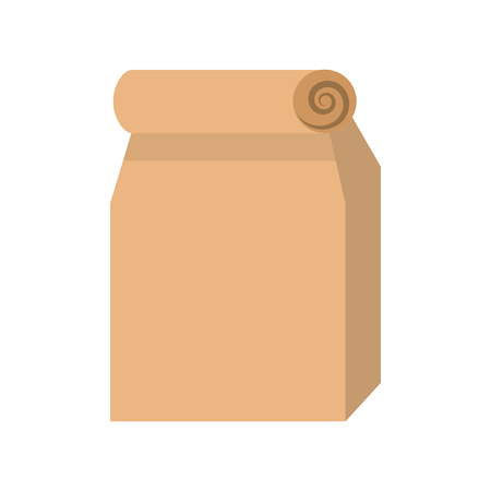 Lunch bag in paper bag vector illustration designのイラスト素材
