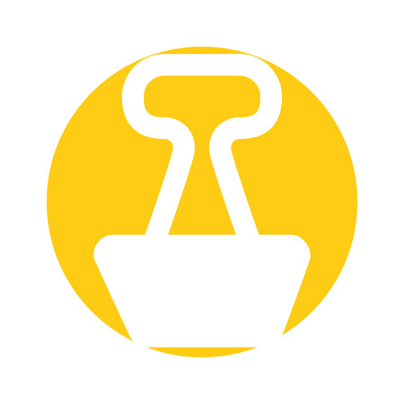 paper clip isolated icon vector illustration designのイラスト素材